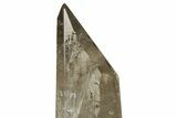Smoky Quartz Crystal on Metal Stand - Brazil #209542-4